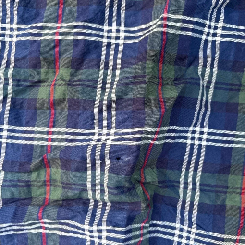 Ralph Lauren Mens Classic Fit Plaid Button Down Shirt Blue Green Large L